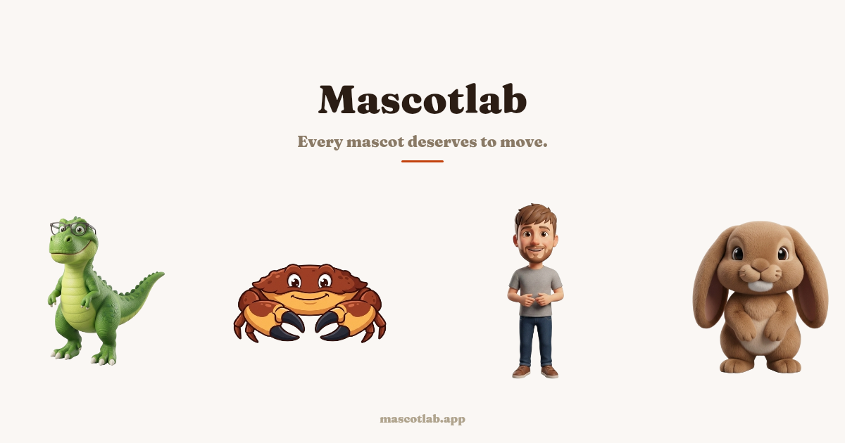 Mascotlab | Every Mascot Deserves to Move